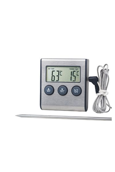 Aideepen Tp700 Single Probe Digital Timing Food Thermometer Temperature Meter With Timer Function Meat Probe