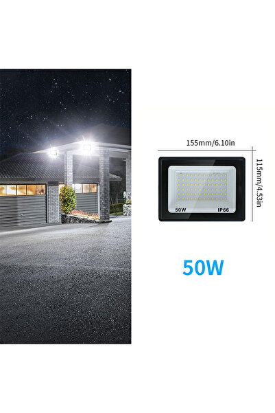 Choice كشاف LED أبيض بارد 220 فولت تيار متردد (175-265 فولت) 50 واط سطوع عالي...