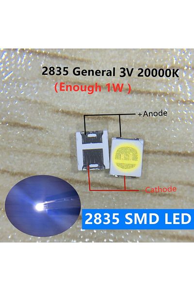 Choice 100pcs 2835 3v 50pcs/100pcs For Lg Led Tv Backlight 2835 3030 3535 3v 6v 1w 3w Kit Electronique Led