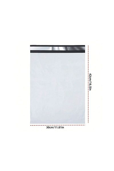 Choice 30x42cm 25pcs White 25/50/100pcs Self-adhesive Sealing Express Logistics Mailing Waterproof & Dustpr