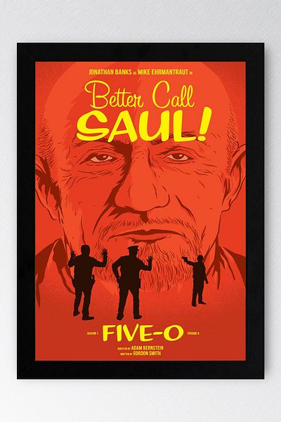 Saturn Better Call Saul Framed Painting - Saul Goodman Poster Painting