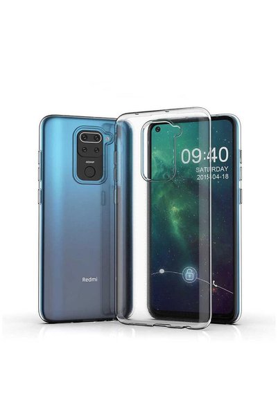 Zebana Xiaomi Redmi Note 9 Compatible Case Zebana Transparent Soft Silicone C...