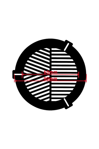 EYSDON 60mm-90mm Bahtinov Mask Focusing Mask Fish Bone Plate Focus Slides For Telescopes
