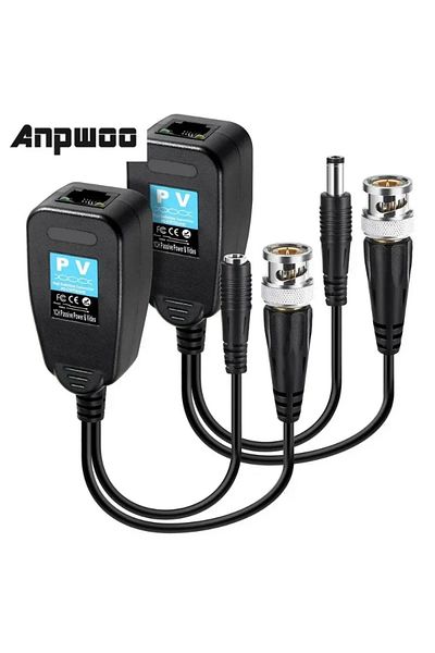 Choice مصدر طاقة لجهاز إرسال واستقبال الفيديو Ap3537 Anpwoo 1ch Passive Balun Rj45 CCTV Balun Video Balun لـ HDCVI HDTVI