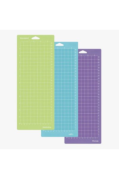 Choice 3pcs Mixed 4.5x12 Cutting Mat For Cricut Joy Standardgrip Lightgrip, Variety Adhesive Cut Mat For Cr