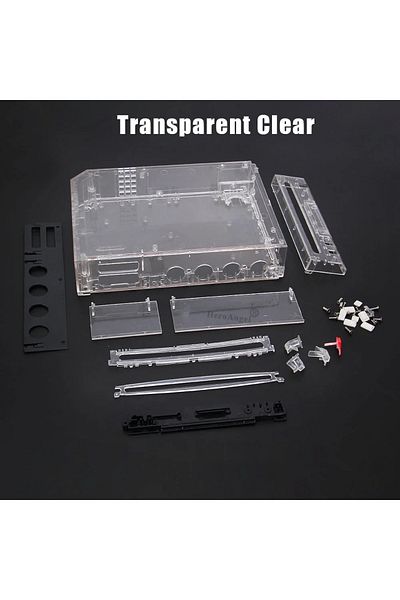 Choice Trn Clear 11 Colors Replacement For Wii Game Console Black White Blue Transparent Full Case Cover Ho
