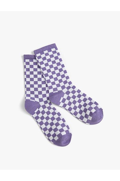 Koton Checkered Sock Socks