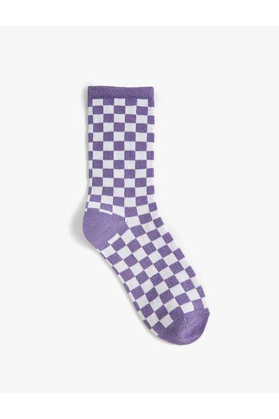 Koton Checkered Sock Socks