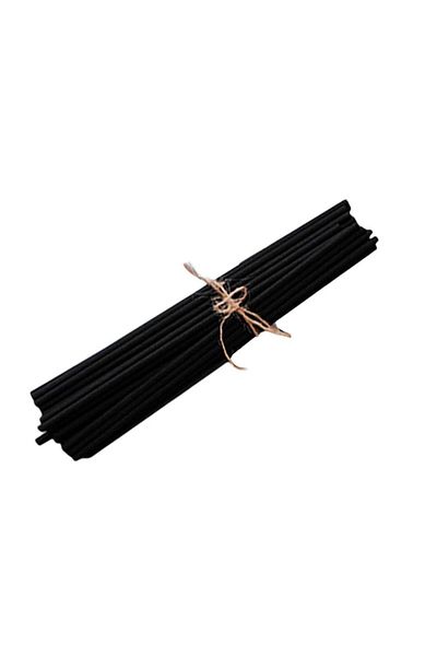 Choice Black 100pcs Reed Diffuser Sticks Set 3mm 8inch Fiber Reed Diffuser Sticks Fragrance For Bedroom Off