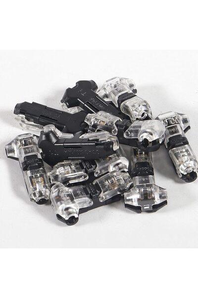 Choice موصل سلكي منخفض الجهد T1 1 دبوس، 10 قطع، 10 قطع، موصل سلكي سريع بدون لحام