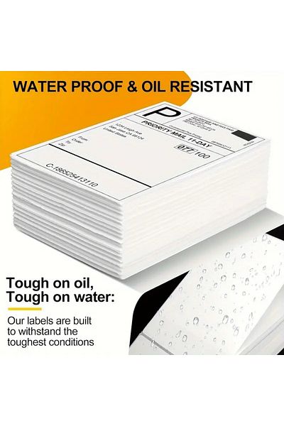 Choice 100pcs 4*6 Inch Shipping Thermal Label 500sheets Per Stacked Thermal Label Adhesive Stickers Thermal