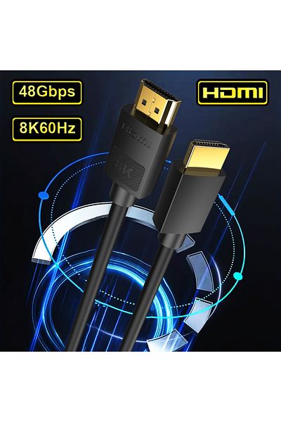 Choice 6.6FT--2M--78.7inch H137B-Black MIZIQIER Short 8K HDMI 2.1 Cables 48Gbps High Speed Cord-4K@120Hz 8K