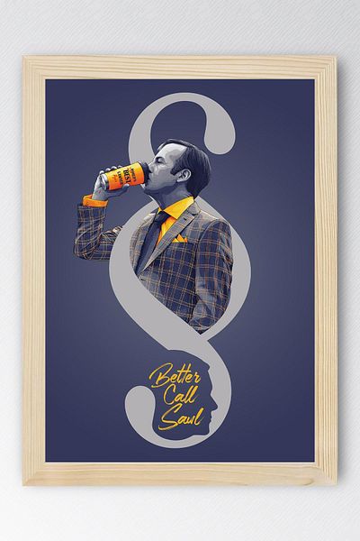 Saturn Better Call Saul Framed Painting - Saul Goodman Poster Painting