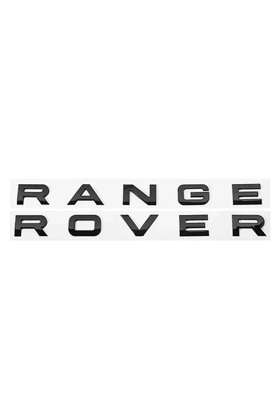 Choice Glossy Black 3d Abs Range Rover Car Bonnet Letters Logo Badge Emblem Sticker Accessories For Land Ro