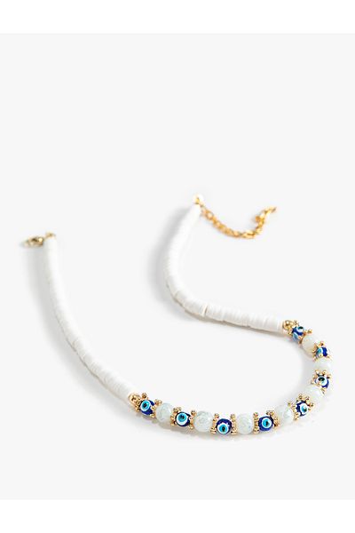 Koton Fimo Necklace with Evil Eye Beads