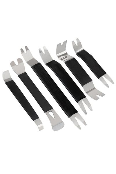 Choice 6 PCS Portable Auto Door Clip Trim Removal Tools Kits Car Dashboard Audio Radio Panel Repair Meta...