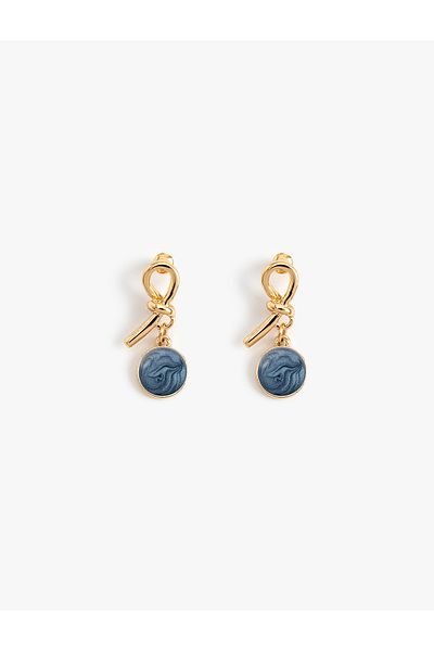 Koton Colorful Jewelled Dangle Earrings
