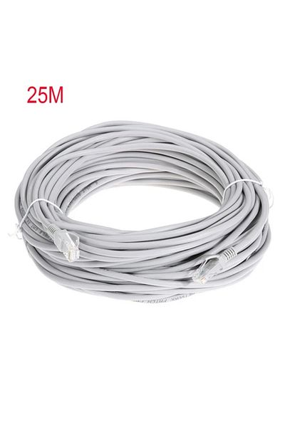 OLOEY 25 متر كابل إيثرنت دي ألتا فيلوسيداد Cat5e Rj45 كابل دي ريد لان إنروتادور دي أوردينادور التصحيح الحبل ،