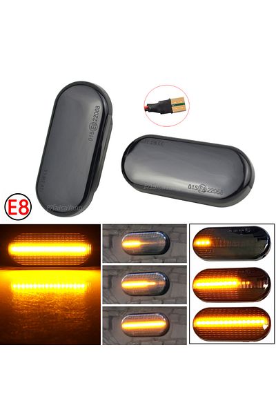 Choice مصباح إشارة الانعطاف الديناميكي LED لـ SEAT Ibiza 6L Cordoba Toledo Leon MK1 MK2