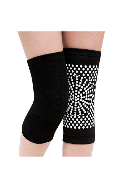 Choice وسادة ركبة ذاتية التسخين سوداء الوزن XL 75-95 كجم، دعامة ركبة دافئة لآ...