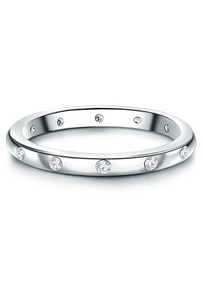 Trilani Silberring Ring Sterling Silber Zirkonia weiß