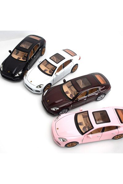 Fab N Funky Porsche Paramela 1:24 Die-Cast Toy Car, 3  Yrs, Interactive with Sound & Light