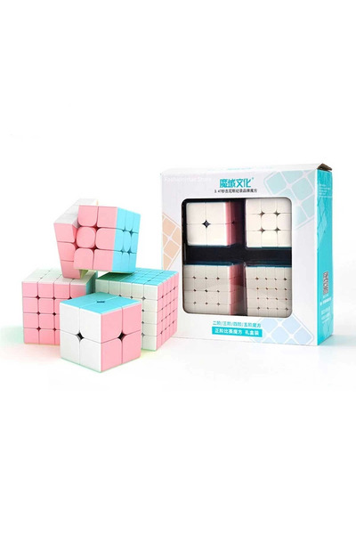 TOYFEST Moyu Macarons 2X2, 3X3, 4X4 and 5X5 Cube Set