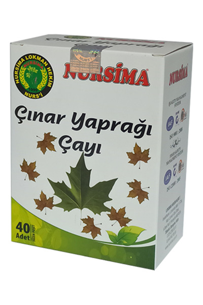 Nursima Çınar Yaprağı Çayı 40 'lı Süzen Poşet
