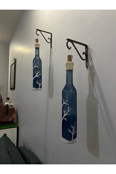 hobby design Decorative hand painted bottle applique lighting fairy led