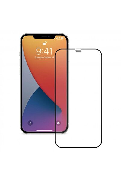 Sunix Iphone 13 Pro Max Ile Uyumlu 6d Temperli Ekran Koruyucu Cam Siyah 2 Adet