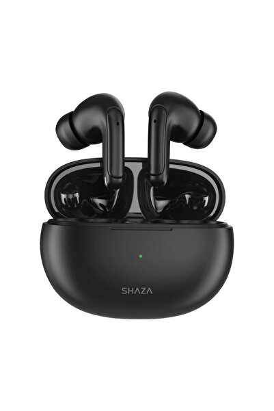 shaza Air8 4 Mikrofonlu Enc Anc 400 Mah Tws Silikonlu Bluetooth Kulakiçi Kulaklık Siyah