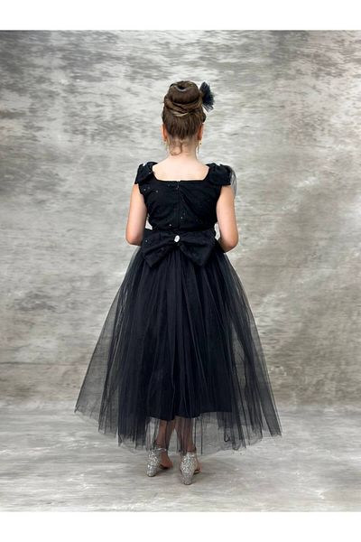 defada Girl's Full Length Long Evening Dress Wedding Party Dress