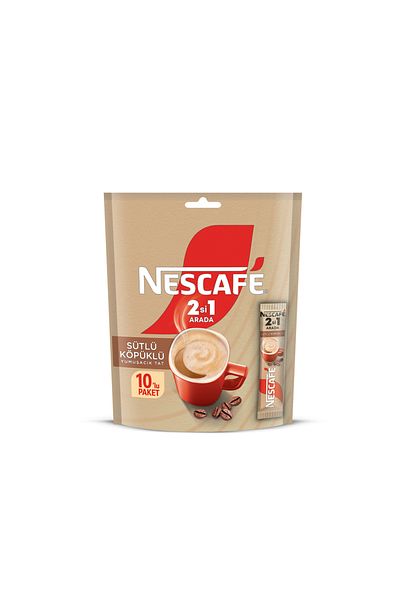 Nescafe 2 in 1 Milk Foam Economical Pack of 10 X 4 Pieces