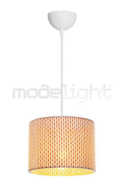 Modelight NEVA 22LİK SİLİNDİR SARKIT TURUNCU ARTI DESEN SALON-OTURMA-ÇOCUK-YEMEK-YATAK ODASI-ANTRE-MUTFAK