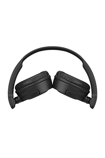 Snopy Siyah Baty Bluetooth Kulaklık Katlanabilir Kulak Üstü Kulaklık Aux Giriş Microsd