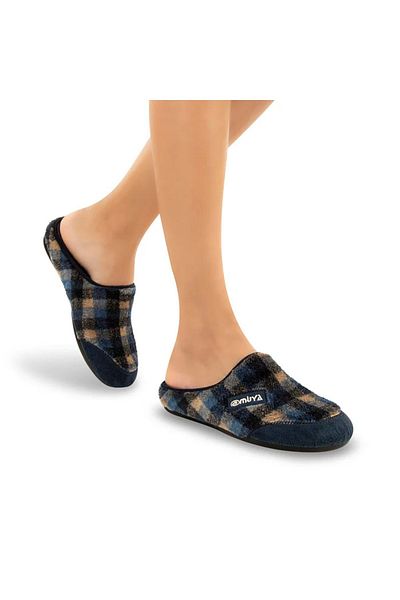 Muya Merida γυναικείες παντόφλες εσωτερικού χώρου Navy Blue Daily 31901-3307 36/40