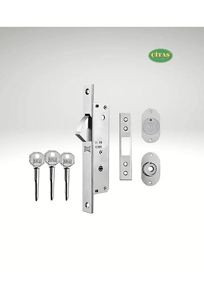ÇİTAŞ Kale 201 F Drive Door Lock-Prazis Cylinder Embroidered Lock