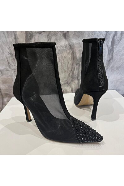 RAJAB 2751 RAJAB SİYAH TANSPARAN KADIN BOTU