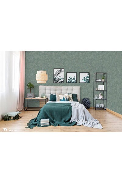 Adawall Tropıcano 9908-4 Dokulu Mavi Gri Sedefli Düz Duvar Kağıdı 16, 5m2