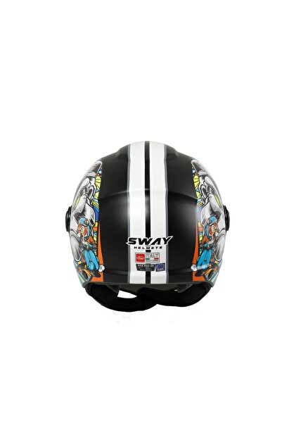 Sway 765 Kask Kong Black Orange