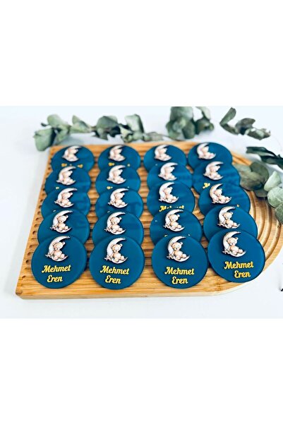 Magnet 20 Adet Söz Nişan Düğün Kız Erkek Bebek Yenidoğan Sünnet Hediyelik Buz...