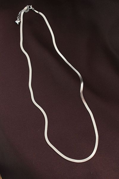 Clariss 316L Steel Silver Color 60 cm Italian Chain Necklace