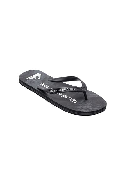 Quiksilver شبشب رجالي مولوكاي أسود ضخم
