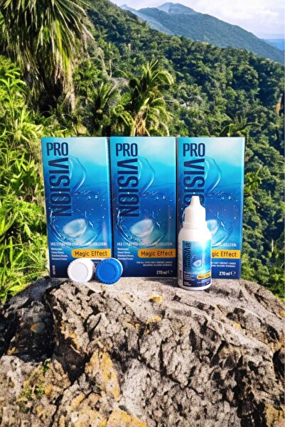 PRO-VISION MULTI PURPOSE SOLUTİON Pro-vısıon Lens Solüsyonu 270 ml X 3 Her Ku...