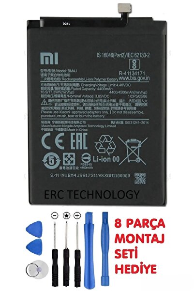 ERCTECH Xiaomi Redmi Note 8 Pro Bm4j Orijinal Batarya