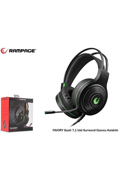 Rampage Favory 7.1 Usb Surround Uyuncu Kulaklık Microfon