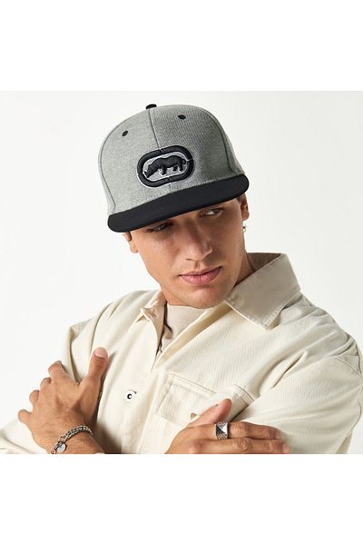 ECKO Logo Embroidered Cap With Hook And Loop Strap Closure