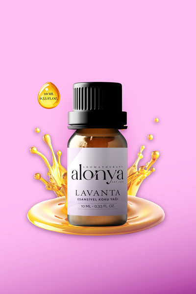 Alonya Lavanta Esansiyel Uçucu Koku Yağı Buhurdanlık Esansı Oda Kokusu ve Aro...