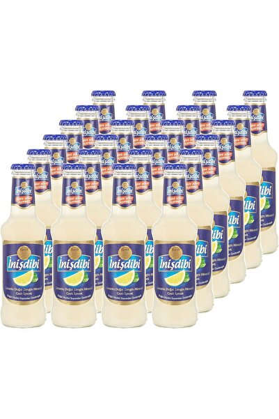İNİŞDİBİ İnişdibi Limonlu Madensuyu 24'lü Paket (200 ml x 24 Adet)