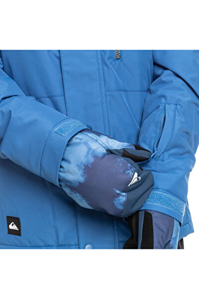Quiksilver Mission Solid Youth Erkek Çocuk Mavi Snowboard Ceketi ERKEK ÇOCUK SNOWBOARD